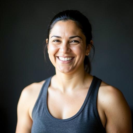 Juliana P., Studio de treino